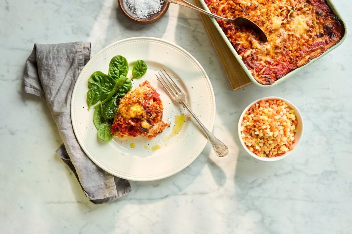 Magnihill - Vegetarisk lasagne med brunoisemix